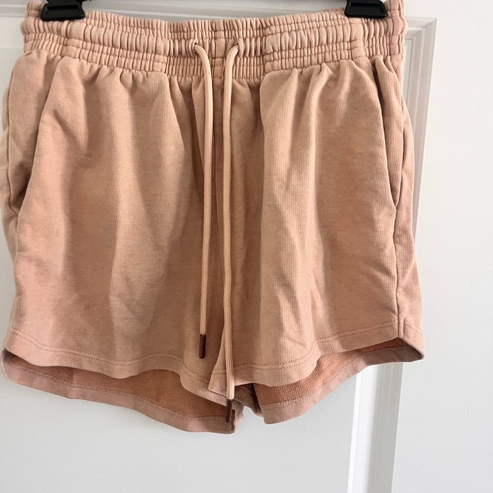 Asics beige Drawstring Athletic Shorts